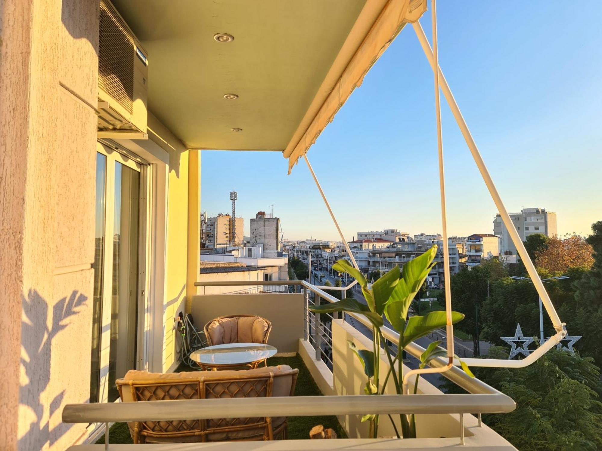 Sunny Home Private Jacuzzi Hydromassage Acropolis & Lycabettus Far View Parking 300M Metro Peristeri Athen Exterior foto
