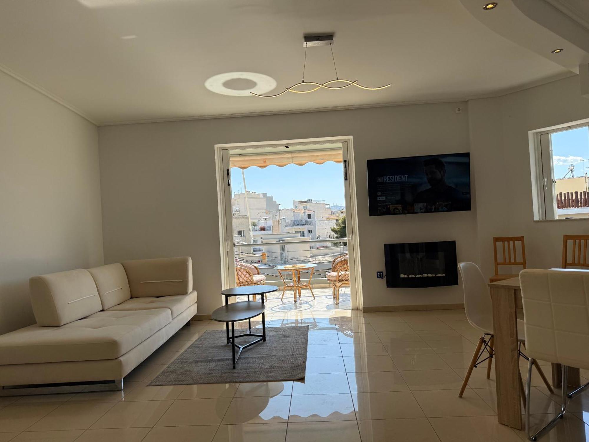 Sunny Home Private Jacuzzi Hydromassage Acropolis & Lycabettus Far View Parking 300M Metro Peristeri Athen Exterior foto