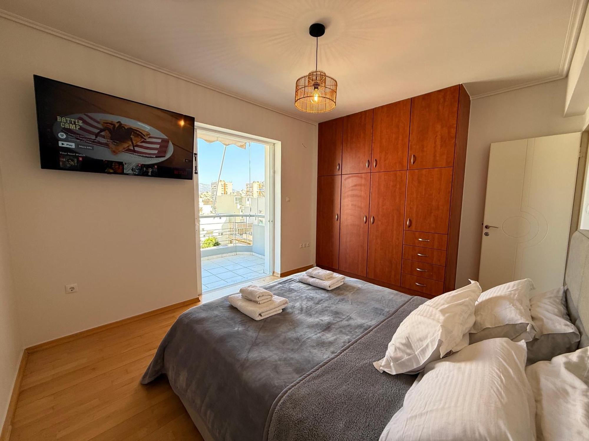 Sunny Home Private Jacuzzi Hydromassage Acropolis & Lycabettus Far View Parking 300M Metro Peristeri Athen Exterior foto
