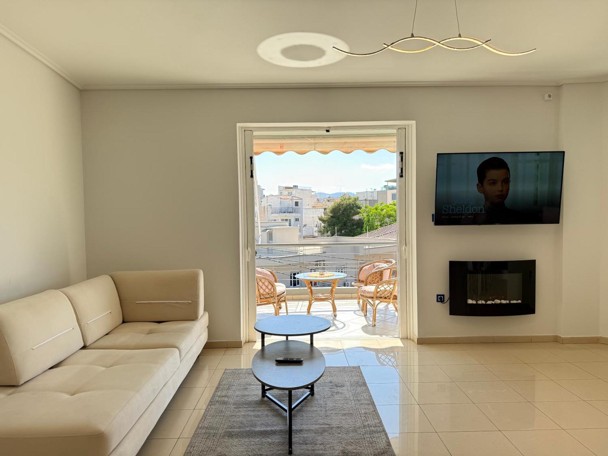 Sunny Home Private Jacuzzi Hydromassage Acropolis & Lycabettus Far View Parking 300M Metro Peristeri Athen Exterior foto