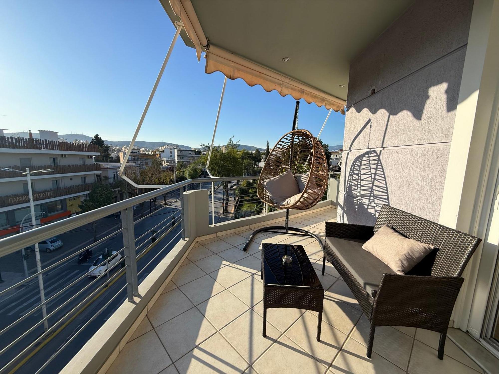 Sunny Home Private Jacuzzi Hydromassage Acropolis & Lycabettus Far View Parking 300M Metro Peristeri Athen Exterior foto